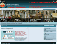 Tablet Screenshot of de.turismovenezia.it