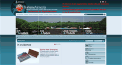 Desktop Screenshot of en.turismovenezia.it