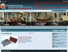 Tablet Screenshot of en.turismovenezia.it